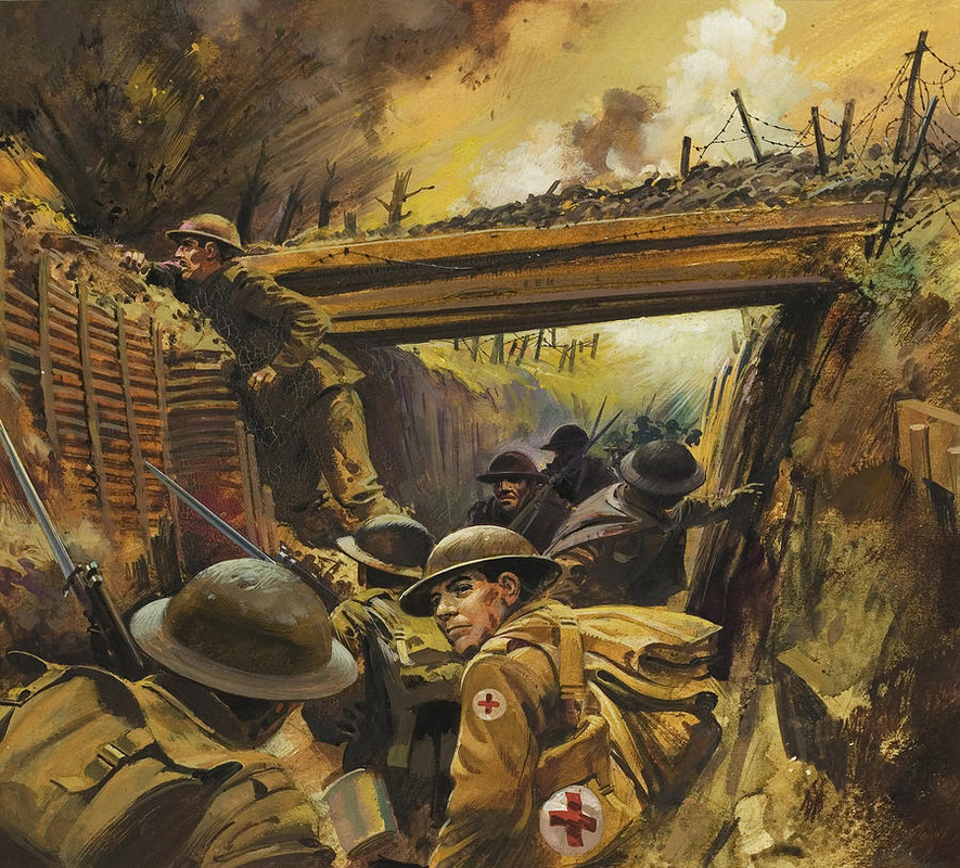 The Trenches (1924) by Andrew Howat World War 1